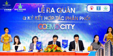 LỄ RA QUÂN & KÝ KẾT HỢP TÁC PHÂN PHỐI DỰ ÁN CĂN HỘ COSMO CITY